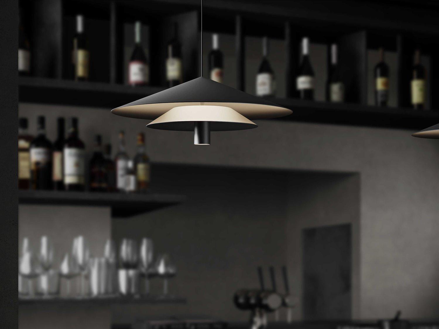 Karman Asso Matt Black White Pendant