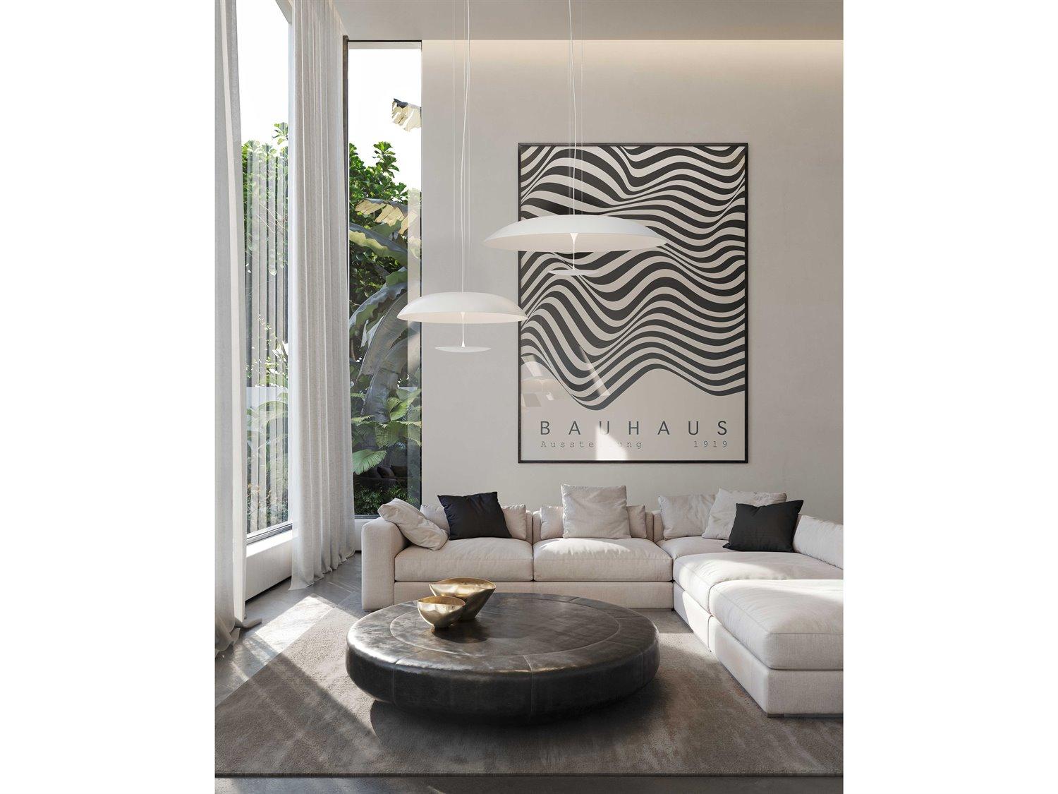 Karman Blanco Matt White Dome Pendant