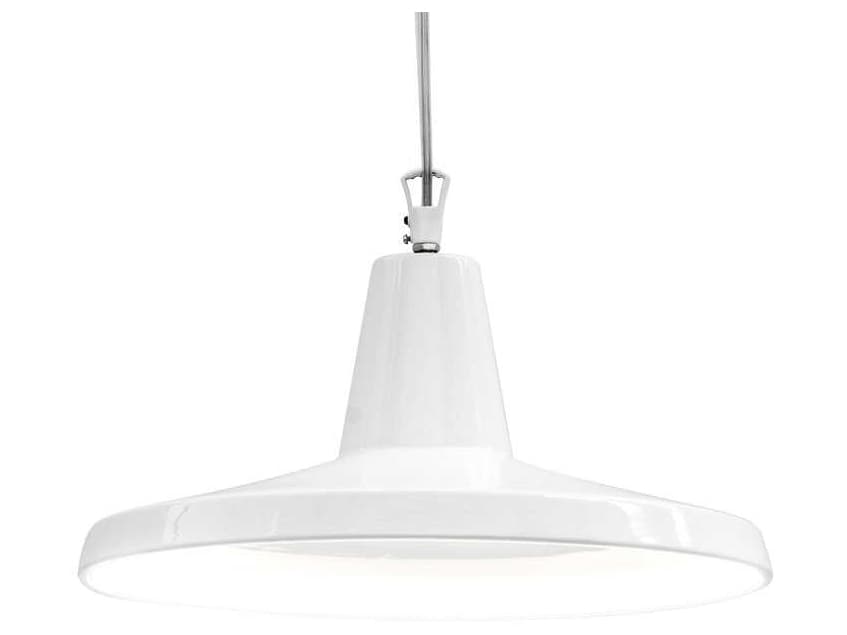Karman Gangster 1-Light White Round Pendant