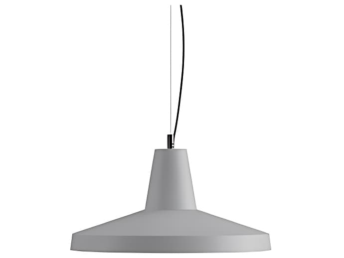 Karman Gangster 1-Light Matt Grey Bowl Pendant