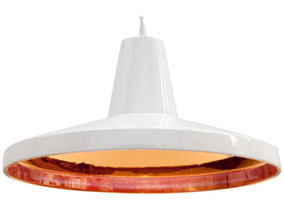 Karman Gangster 1-Light White Bronze Round Pendant