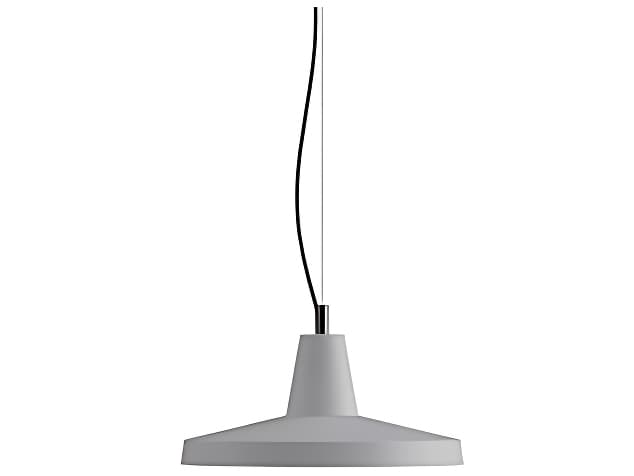 Karman Gangster 1-Light Matt Grey Bowl Pendant