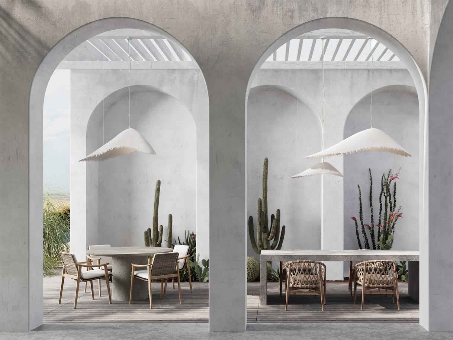 Karman Moby Dick 1-Light White Pendant