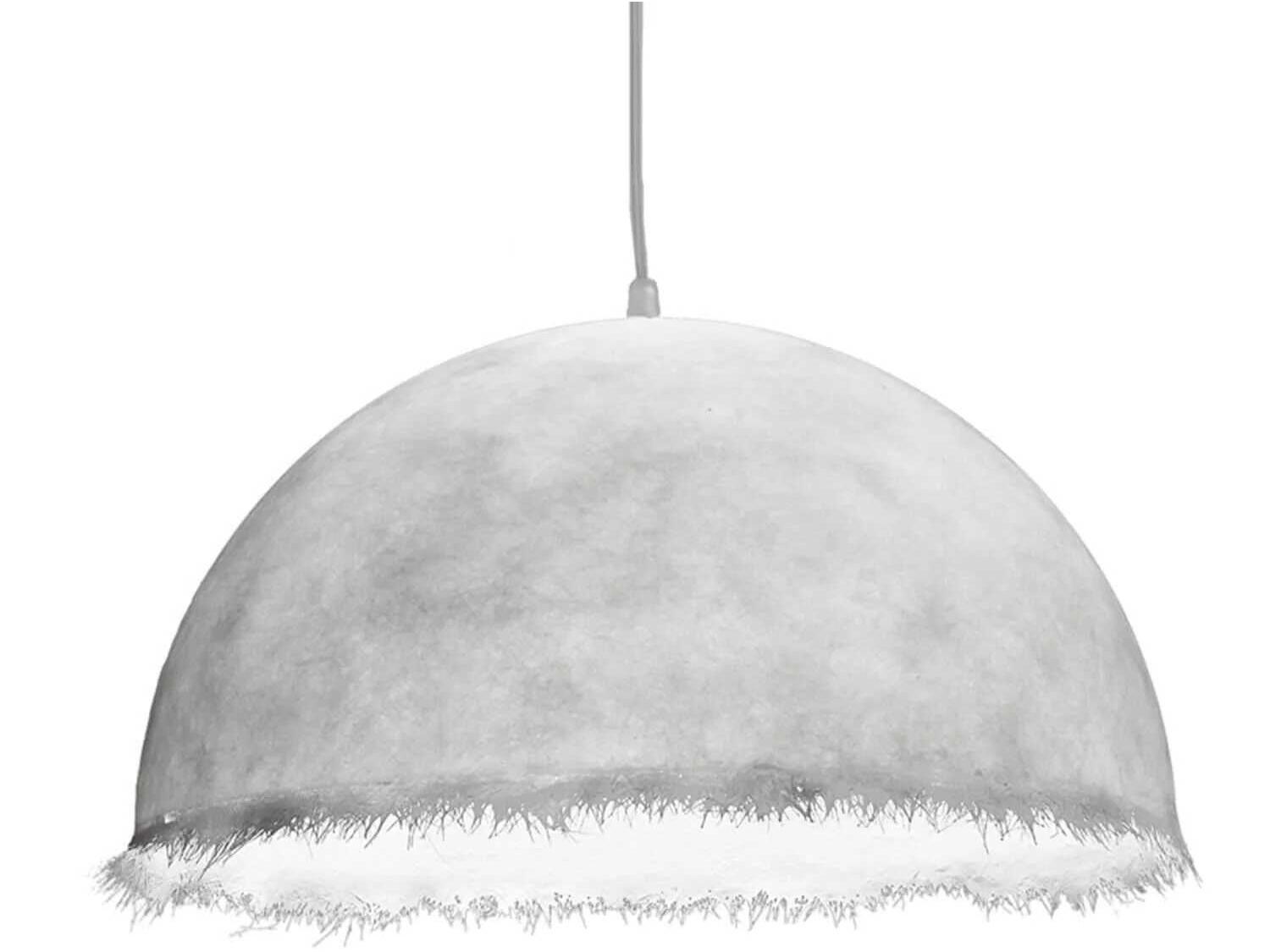 Karman Plancton 1-Light White Dome Pendant