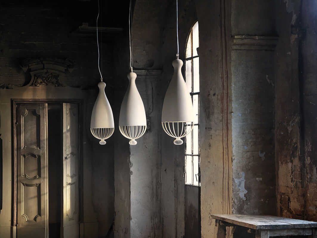 Karman Le Trulle 1-Light White Mini Pendant