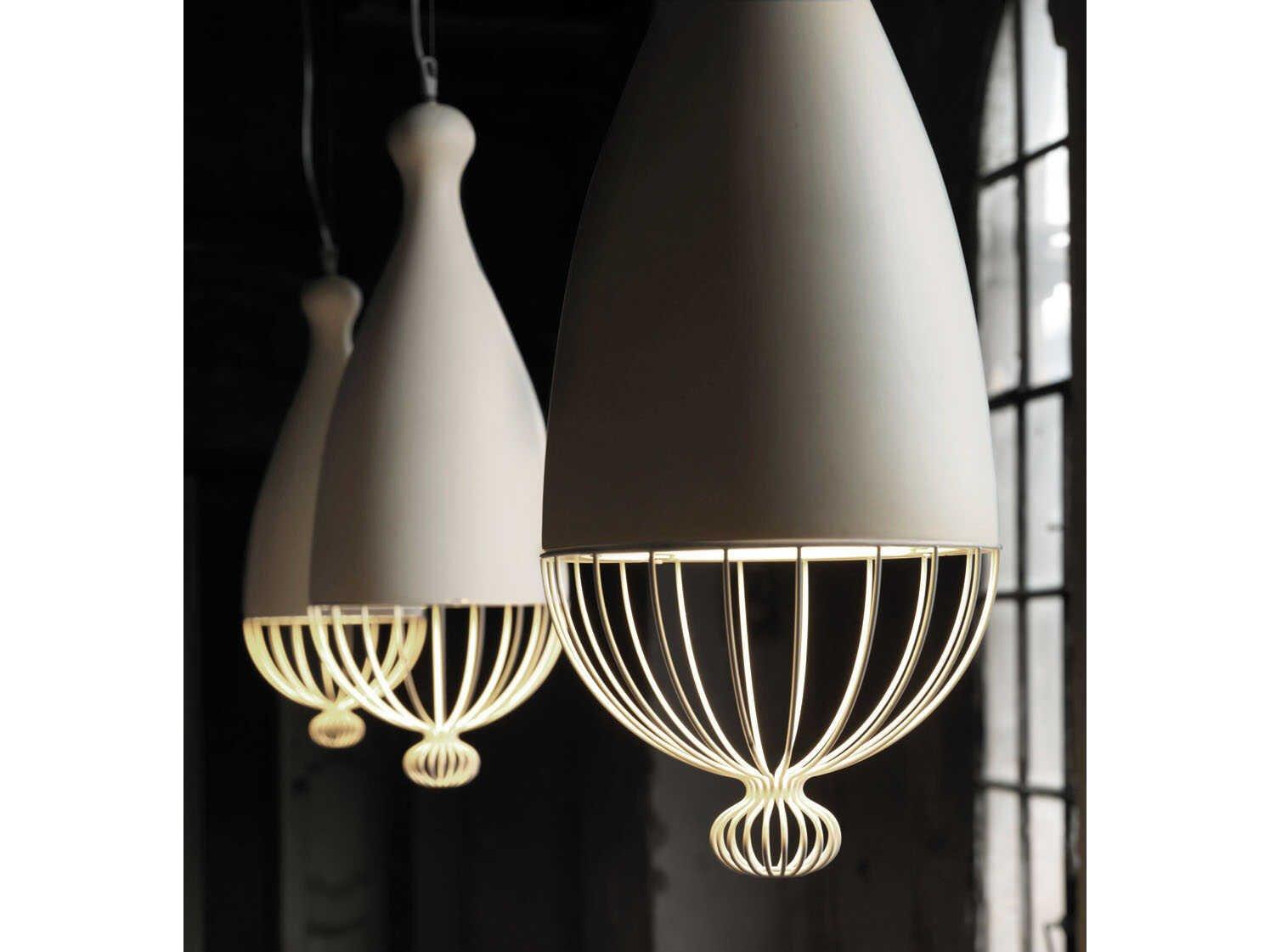 Karman Le Trulle 1-Light White Mini Pendant