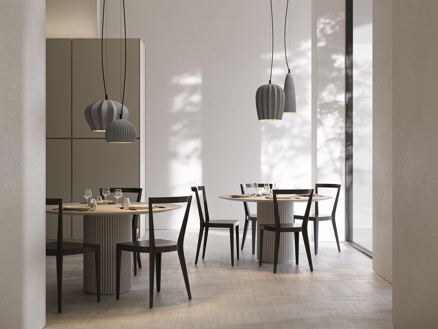 Karman Sahara 1-Light Grey Mini Pendant