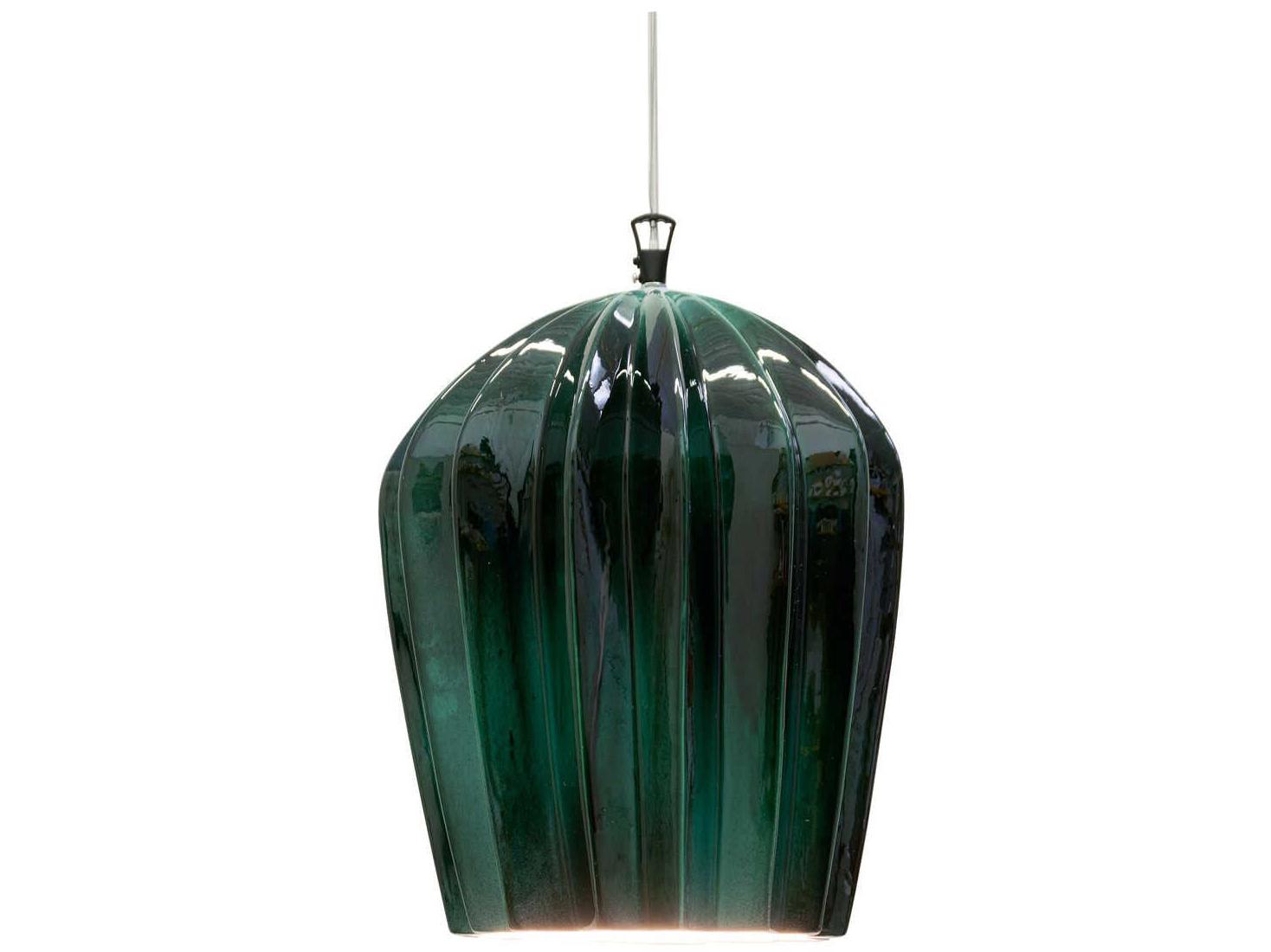 Karman Sahara 1-Light Green Dome Pendant