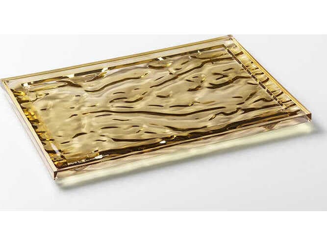 Kartell Outdoor Dune Transparent Green 18'' Small Tray