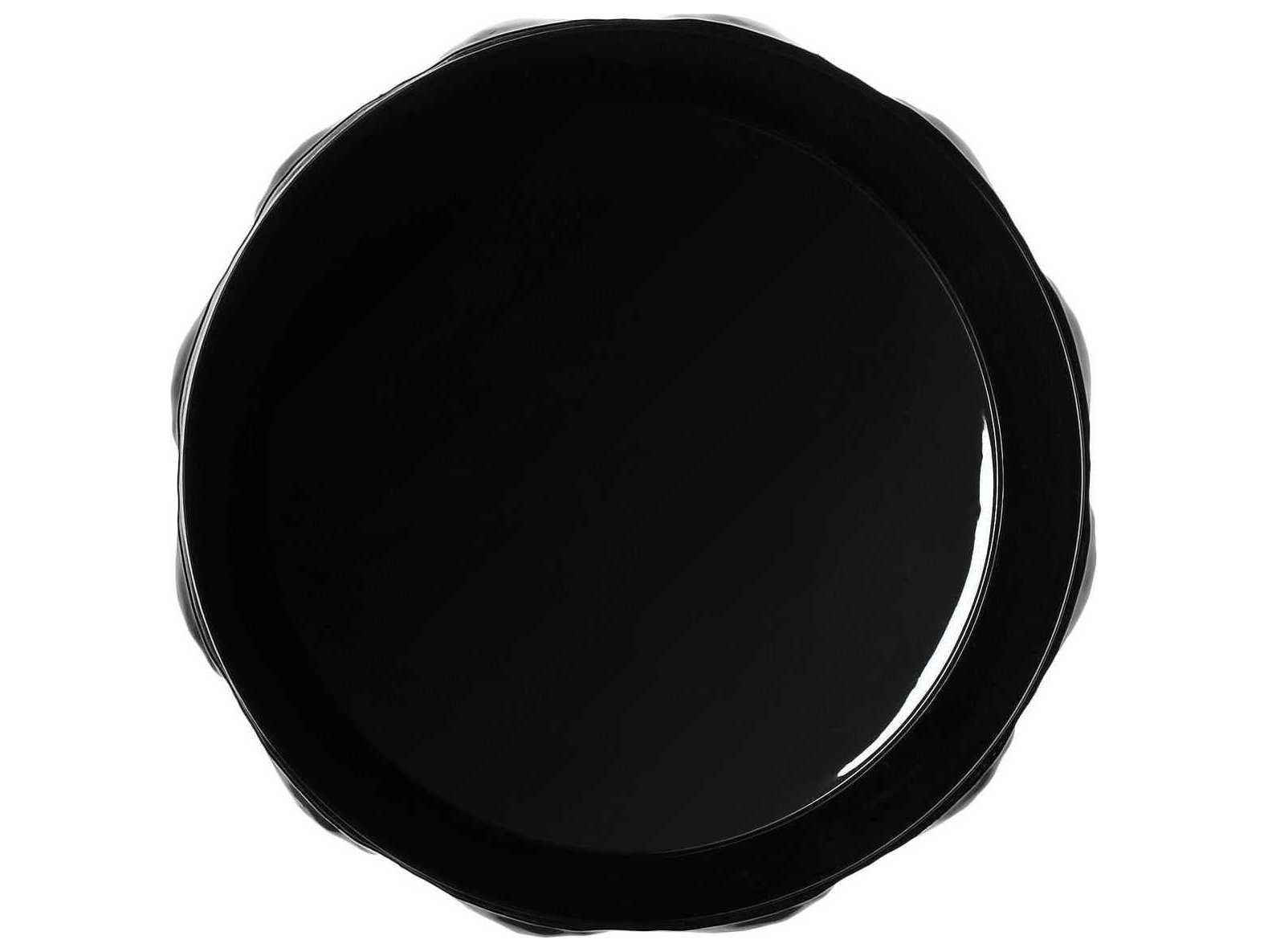 Kartell Outdoor Matelasse Black 9'' Vase