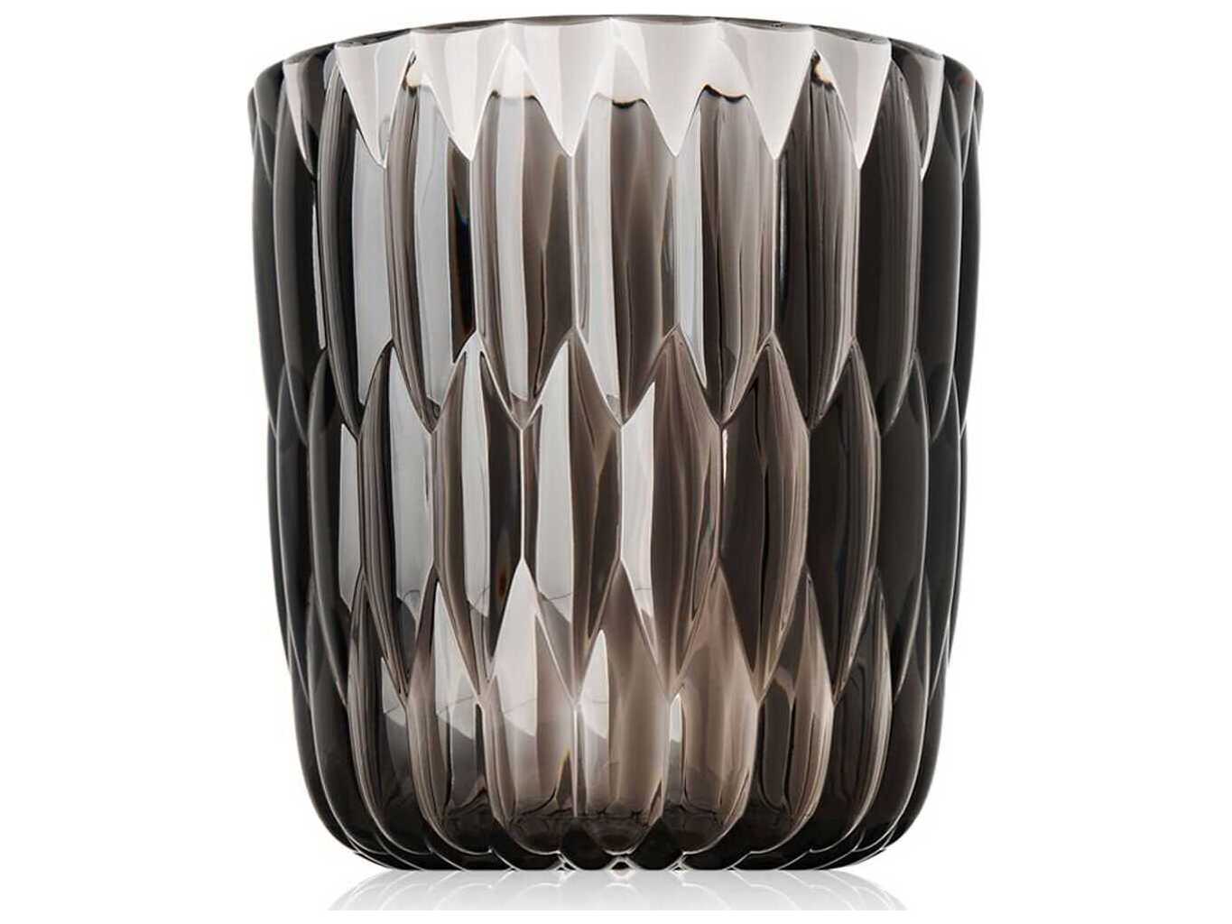 Kartell Outdoor Jelly Transparent Smoke 9'' Vase