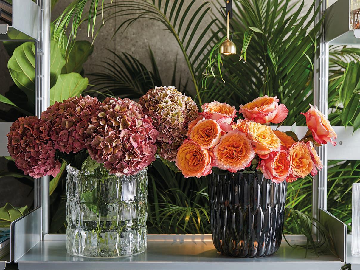 Kartell Outdoor Jelly Transparent Smoke 9'' Vase