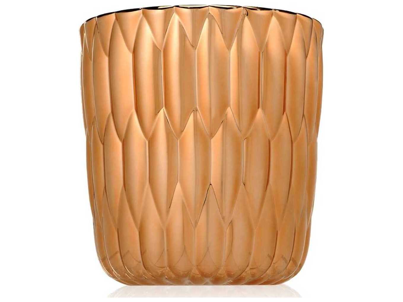 Kartell Outdoor Jelly Metallic Copper 9'' Vase