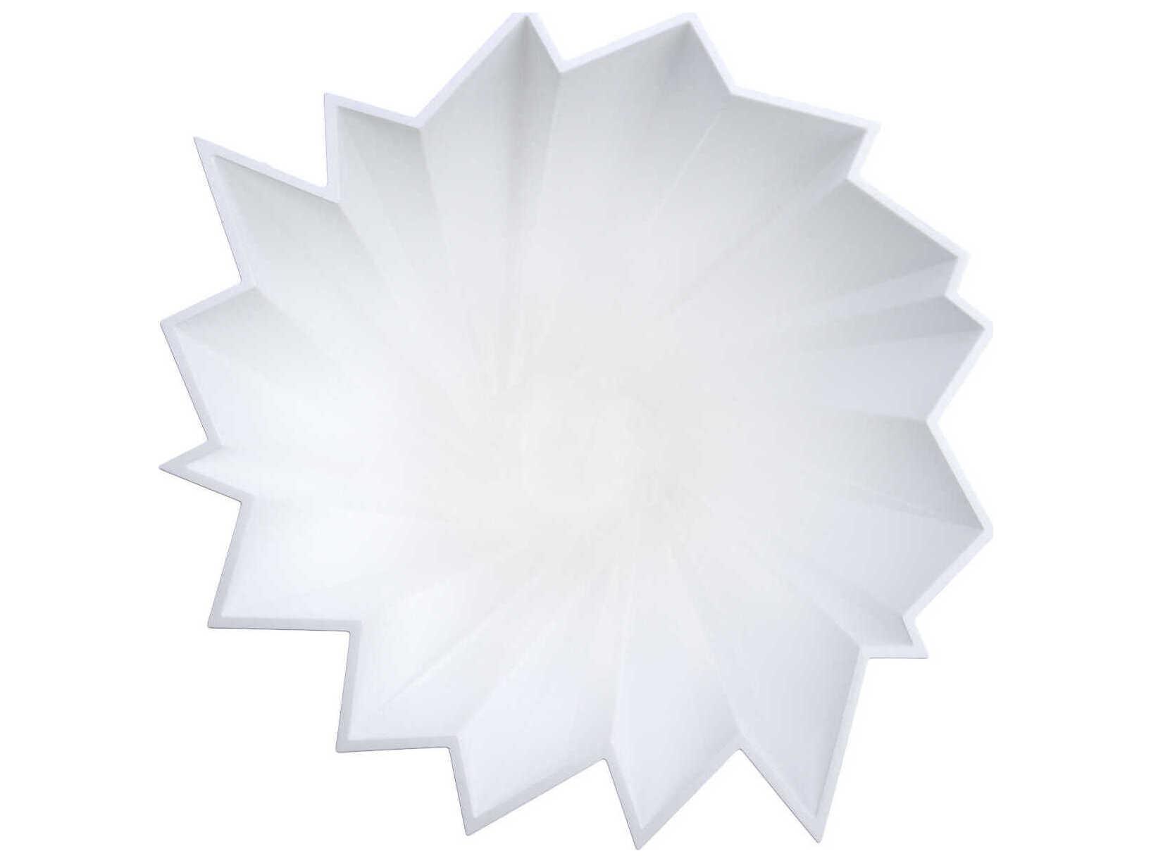 Kartell Outdoor Shanghai White Batch-dyed 14'' Vase