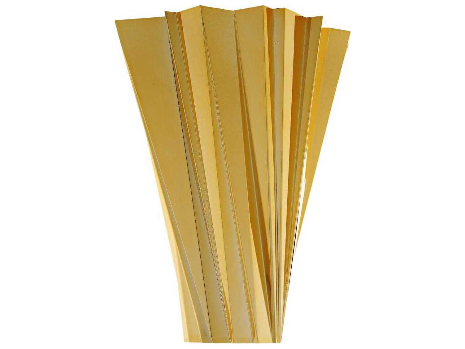 Kartell Outdoor Shanghai Gold Mettallic 14'' Vase