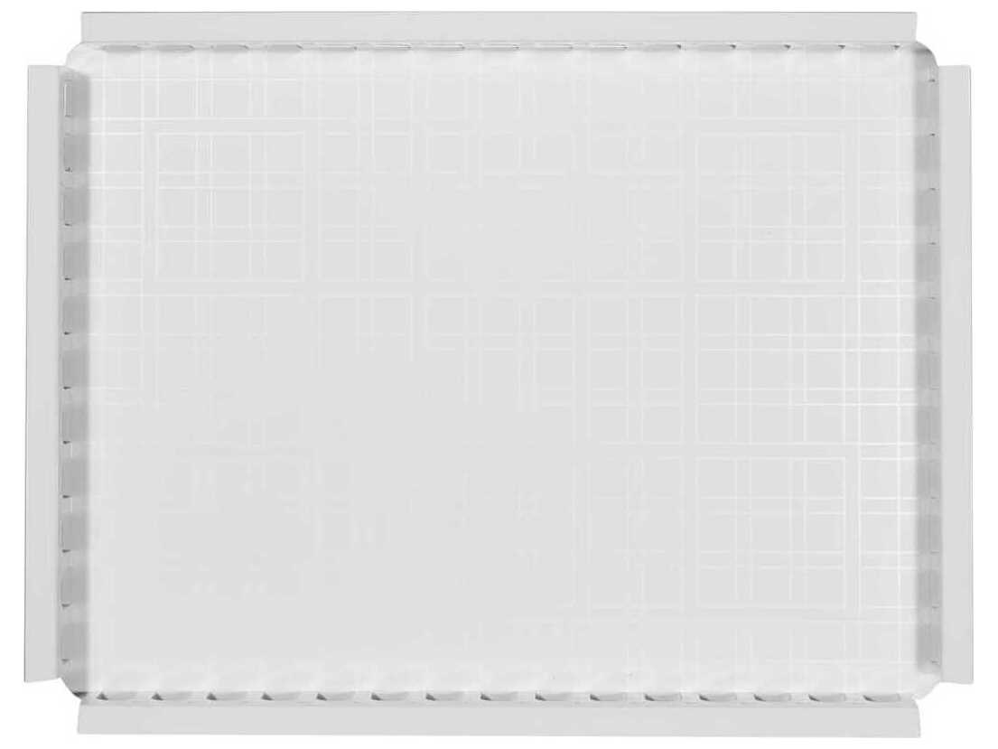 Kartell Outdoor Piazza White Transparent 18'' Tray
