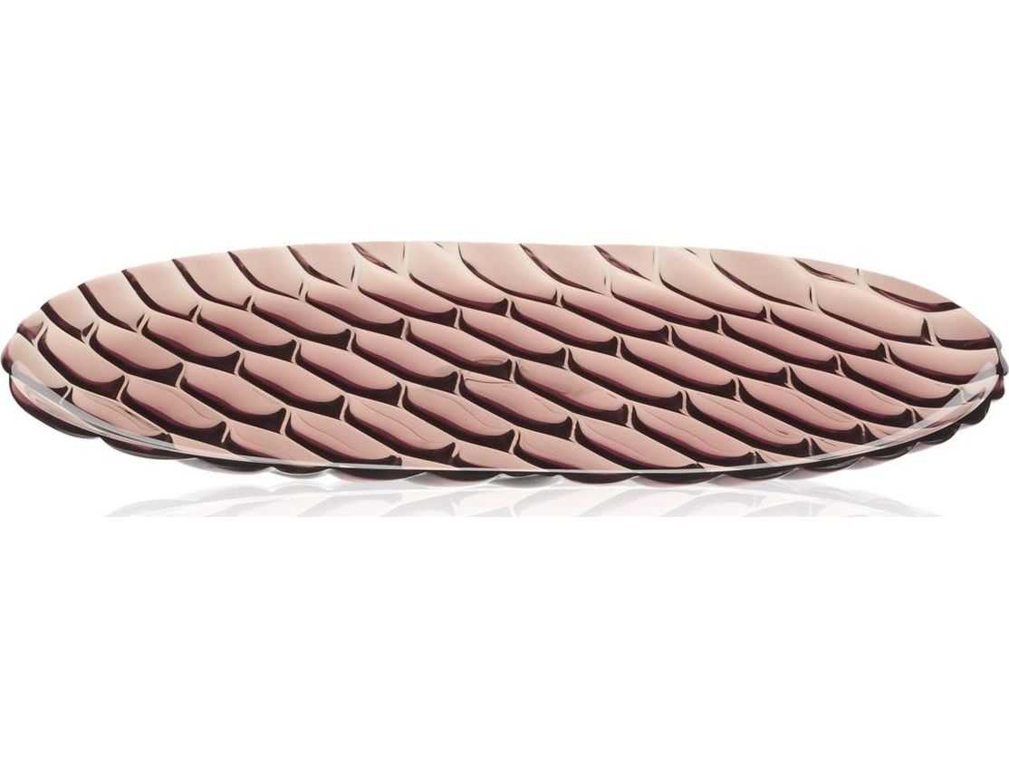 Kartell Outdoor Jellies Pink 14'' Tray  (Sold in 4)