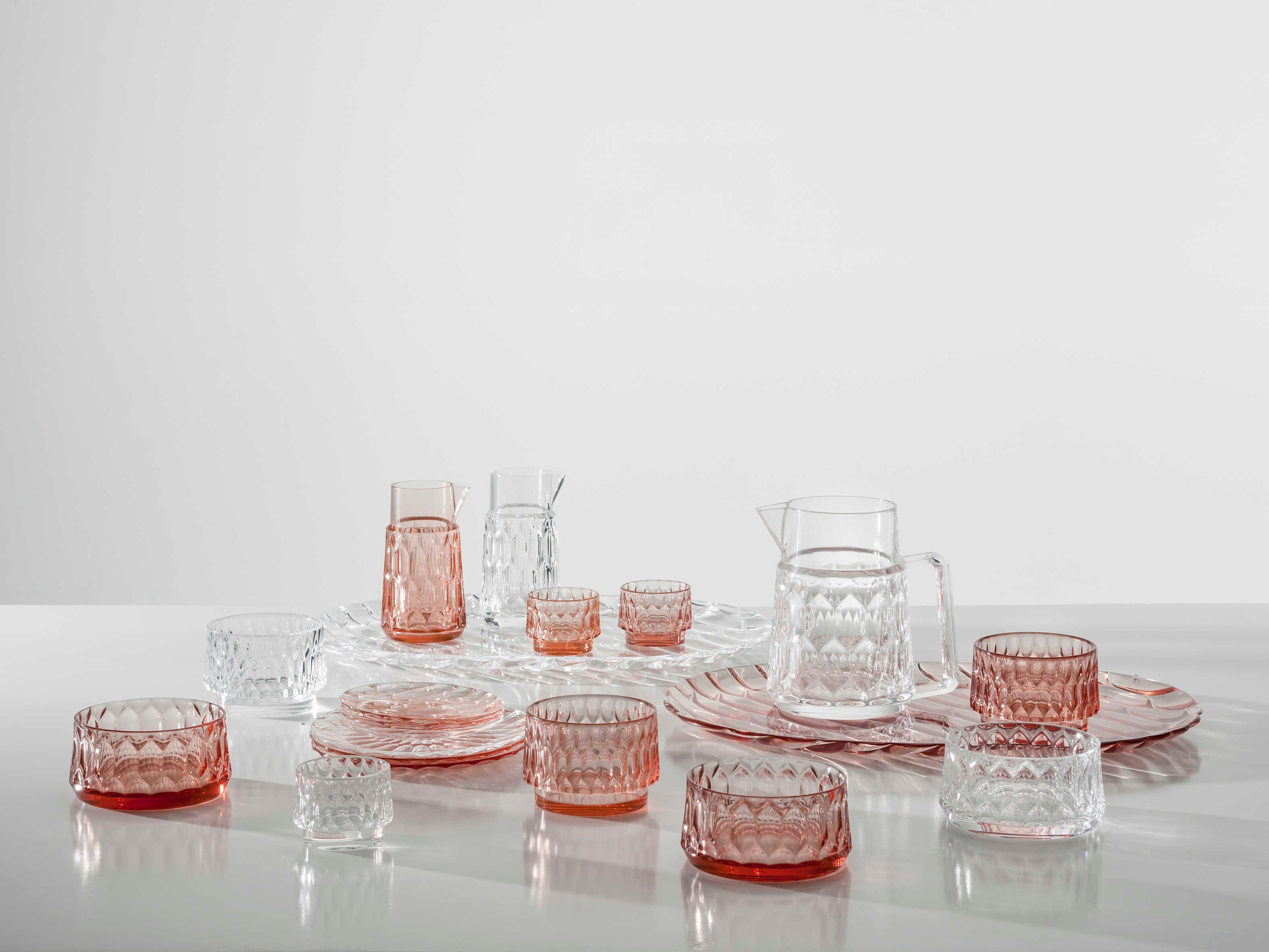 Kartell Outdoor Jellies Pink 14'' Tray  (Sold in 4)