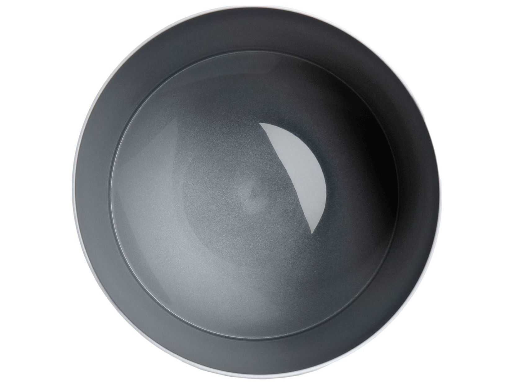 Kartell Outdoor Silver Receptacle Waste Basket