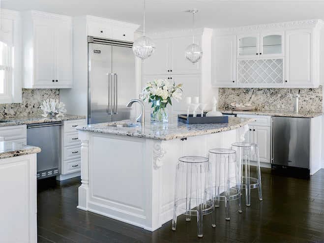 Kartell Outdoor Charles Ghost Transparent Crystal Resin Counter Stool  (Sold in 2)