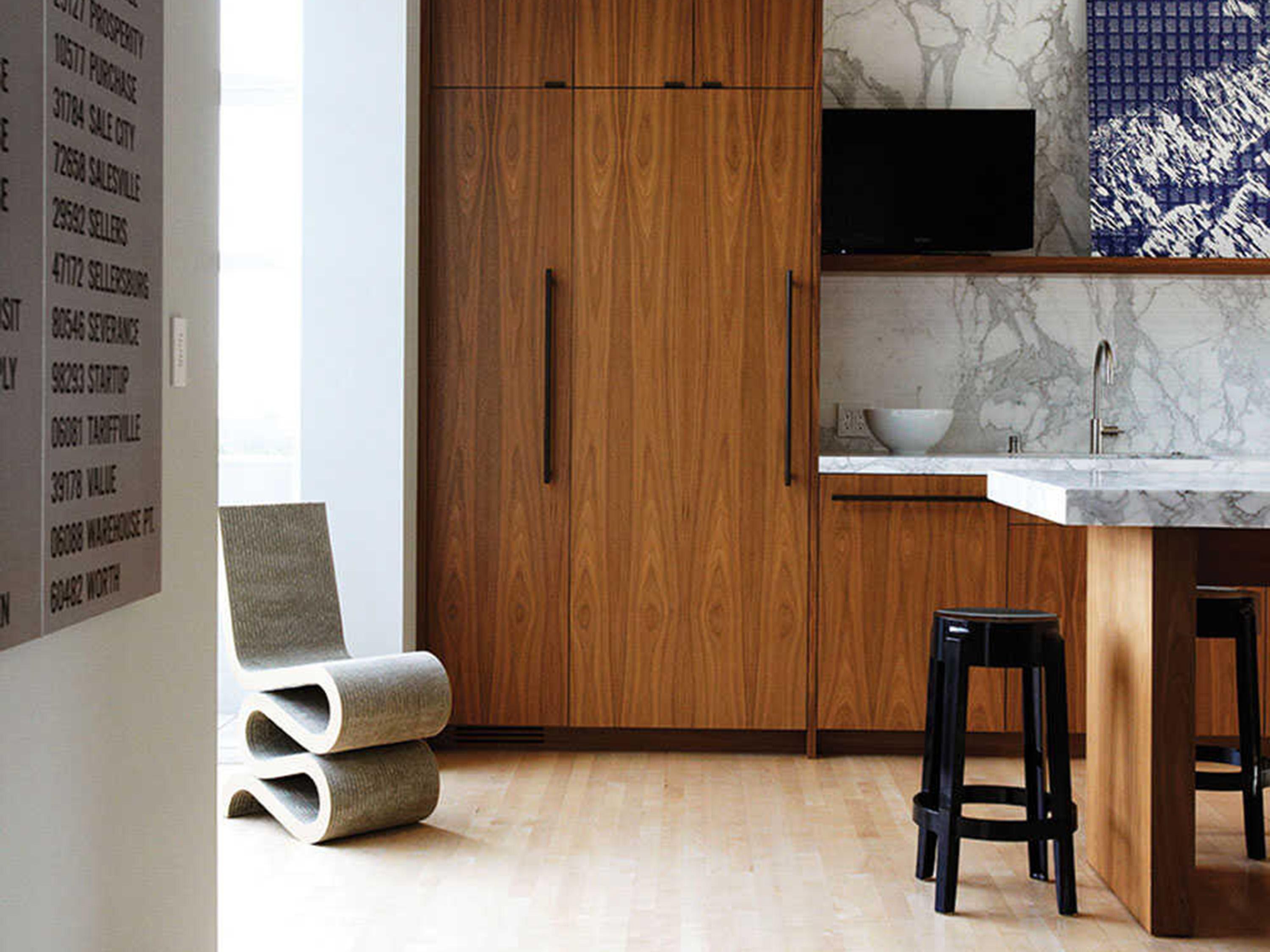 Kartell Outdoor Charles Ghost Glossy Black Resin Counter Stool  (Sold in 2)