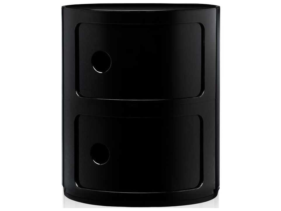 Kartell Outdoor Componibili Black Storage Rack