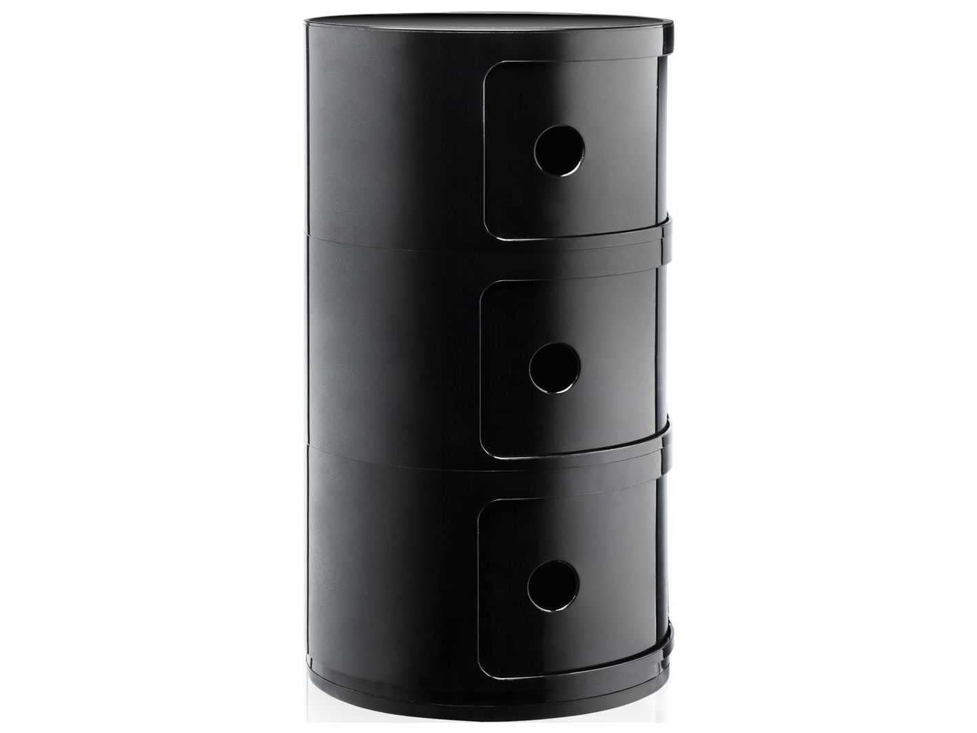 Kartell Outdoor Componibili Black Storage Rack