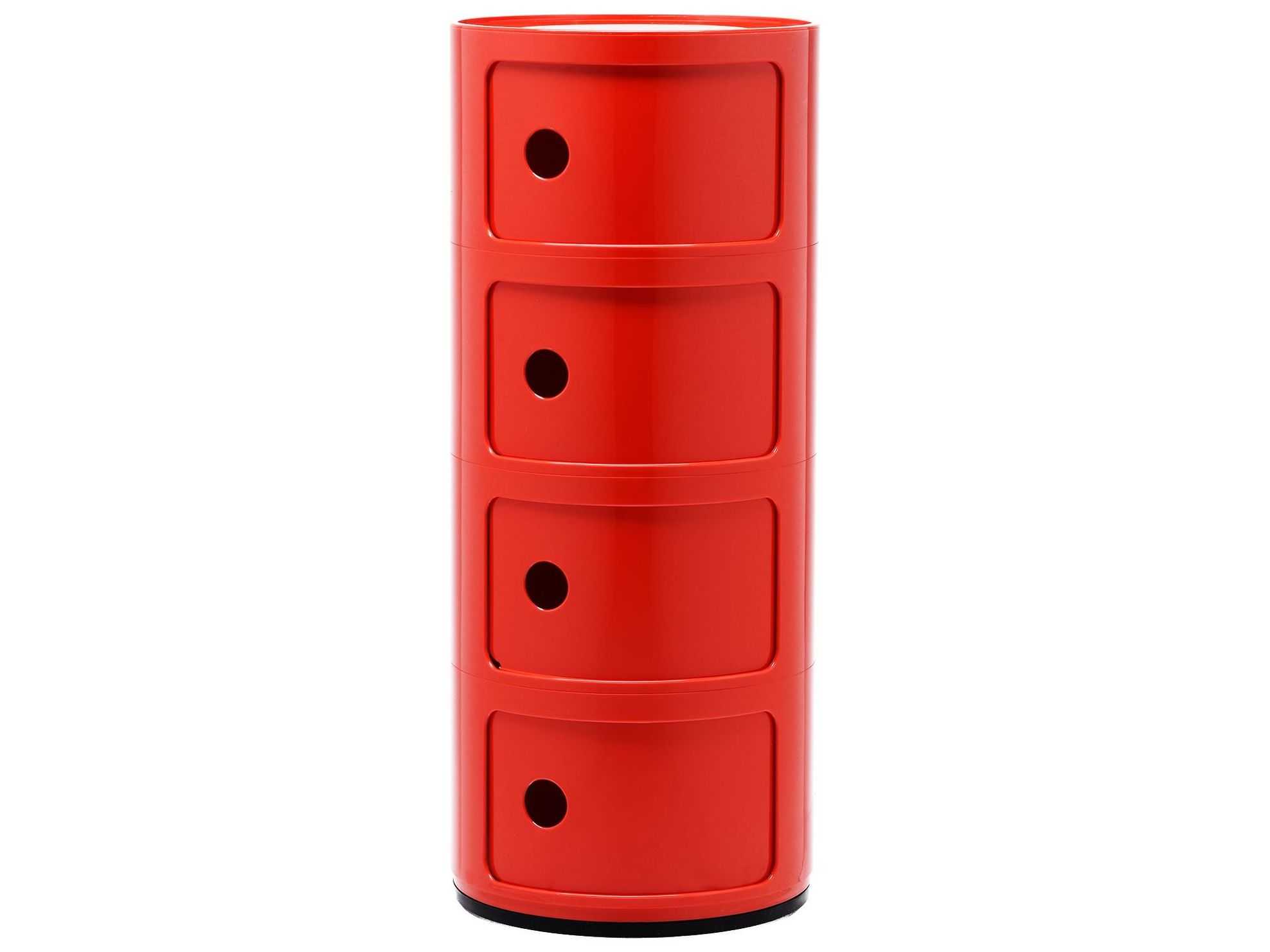 Kartell Outdoor Componibili Red Storage Rack