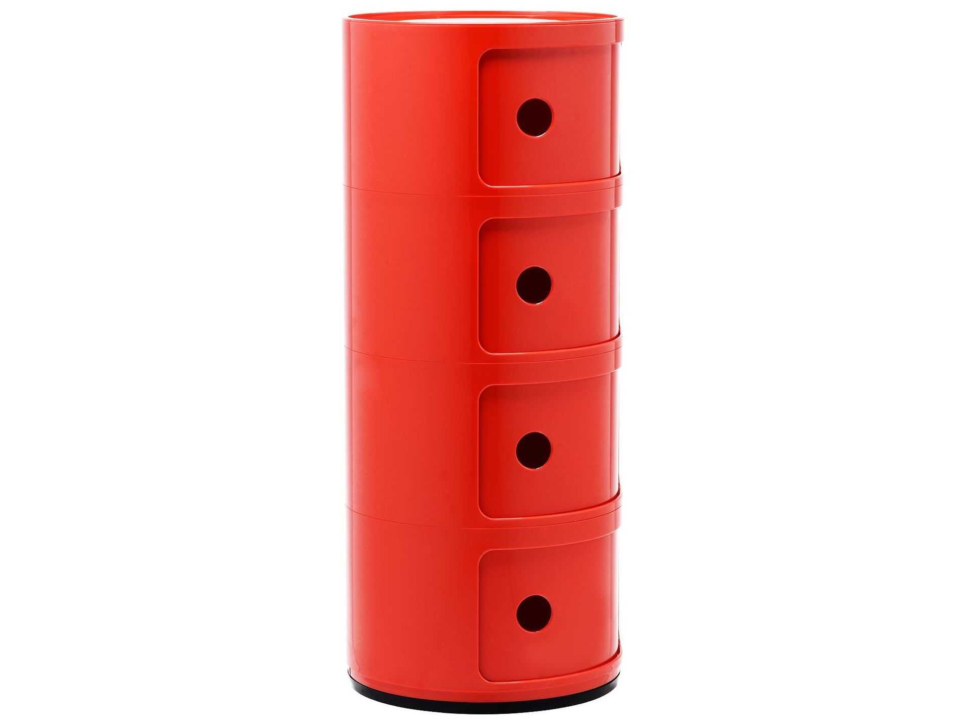 Kartell Outdoor Componibili Red Storage Rack