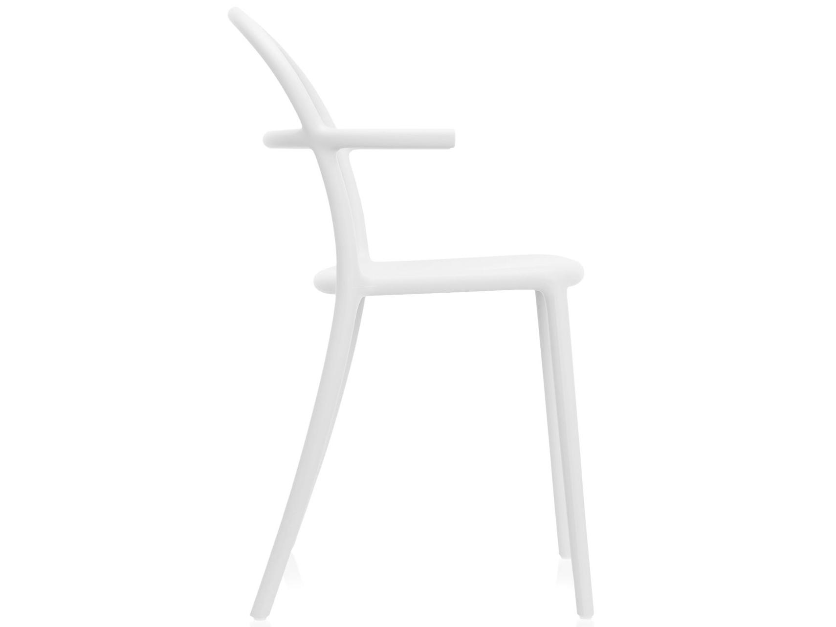 Kartell Outdoor Generic White Resin Dining Chair  (Sold in 2)