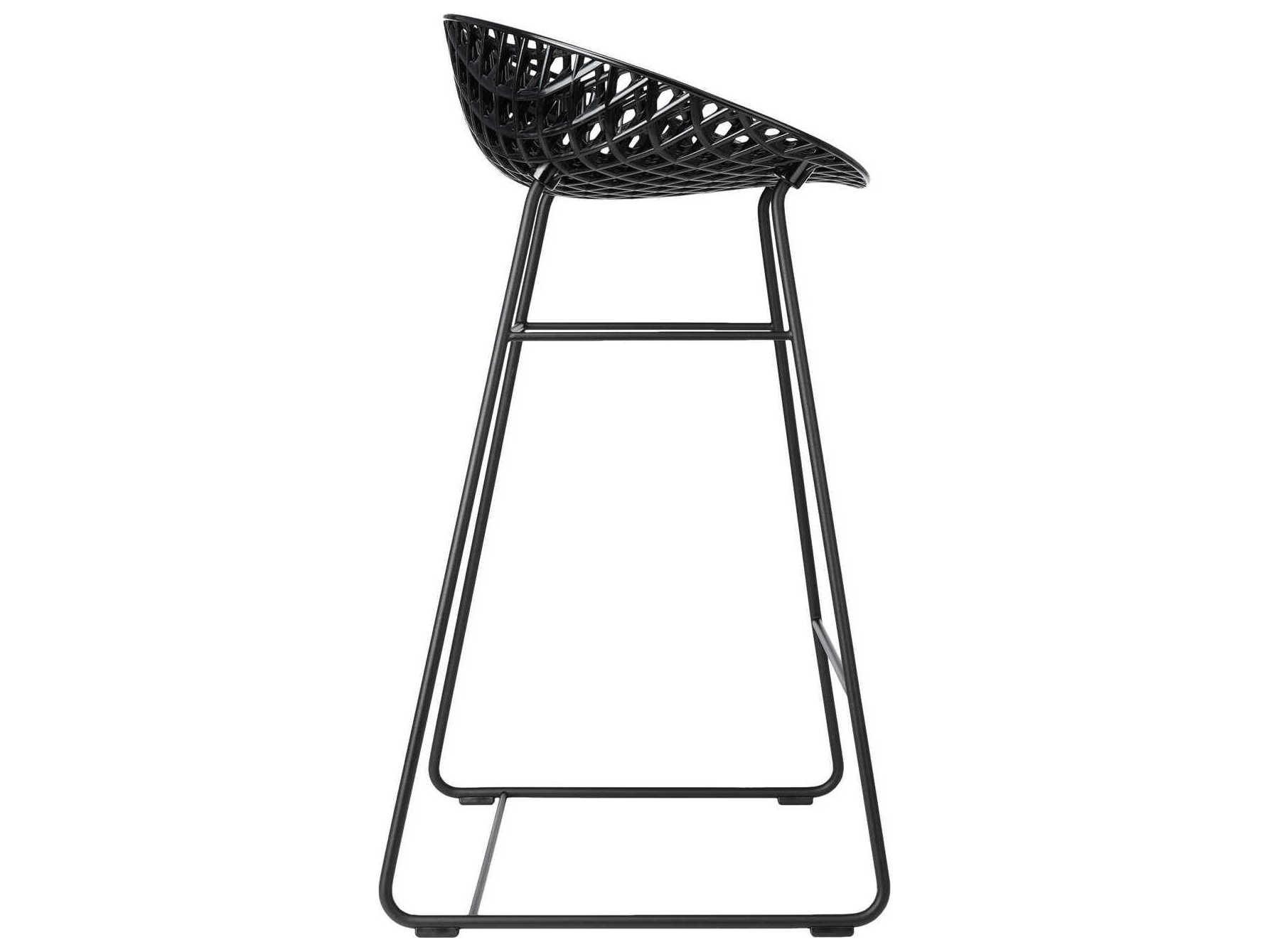Kartell Outdoor Smatrik Steel Black Counter Stool