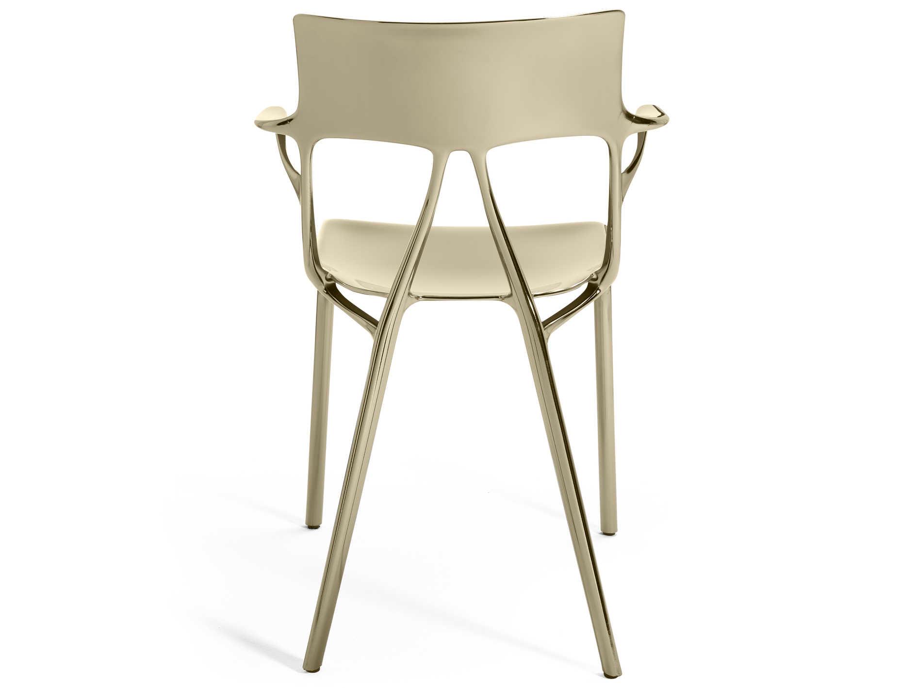 Kartell Outdoor A.I. Bronze Resin Dining Chair  (Sold in 2)