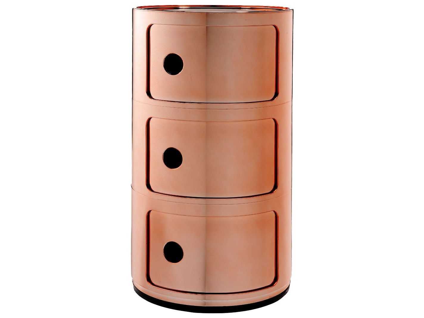 Kartell Outdoor Componibili Copper Storage Rack