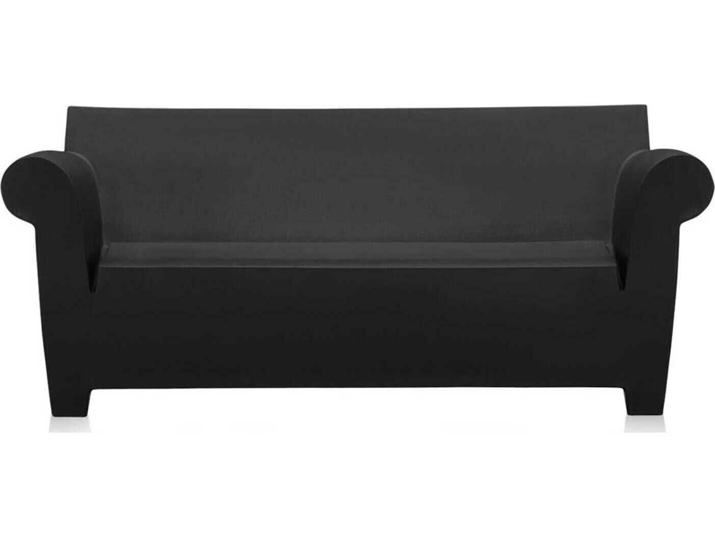 Kartell Outdoor Bubble Black Resin Sofa