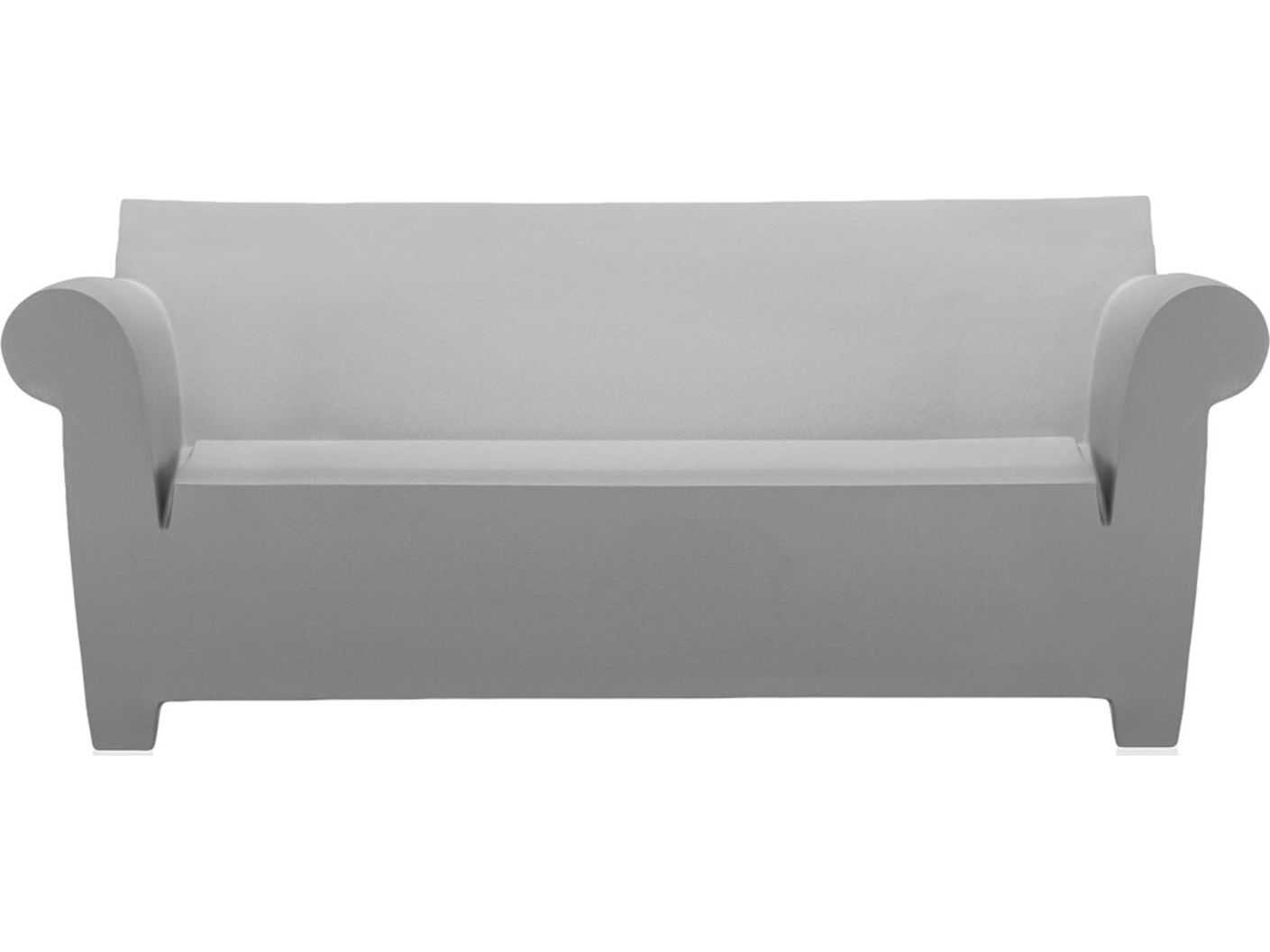 Kartell Outdoor Bubble Light Grey Resin Sofa