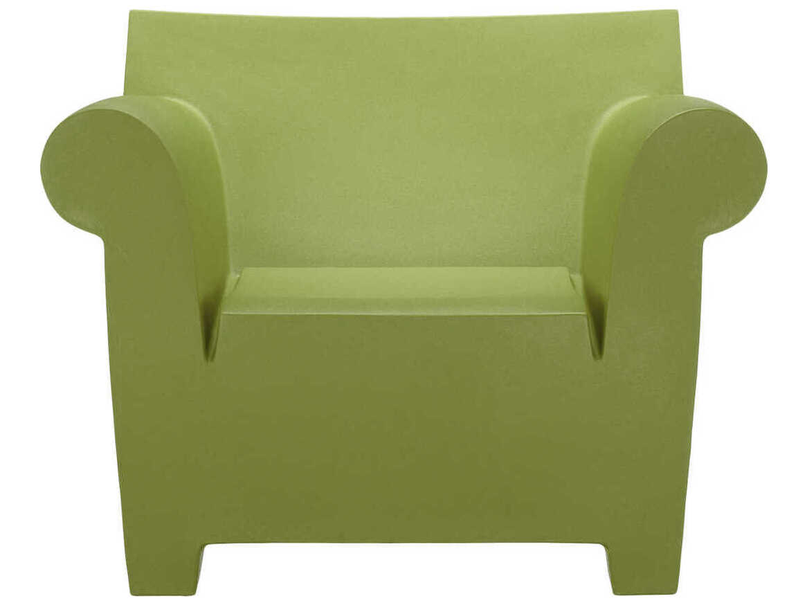 Kartell Outdoor Bubble Green Resin Lounge Chair