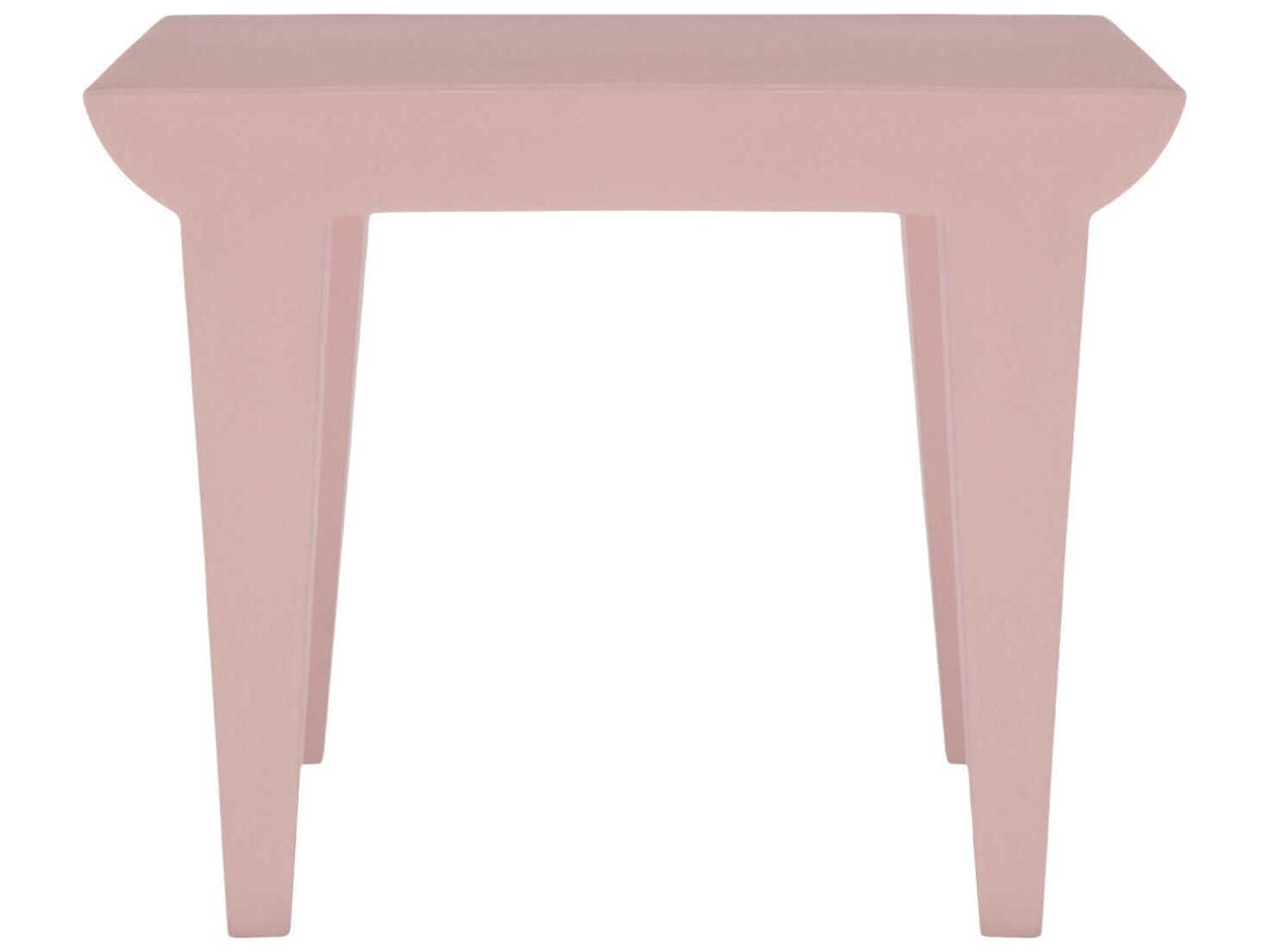 Kartell Outdoor Bubble Club Powder Resin Square Side Table