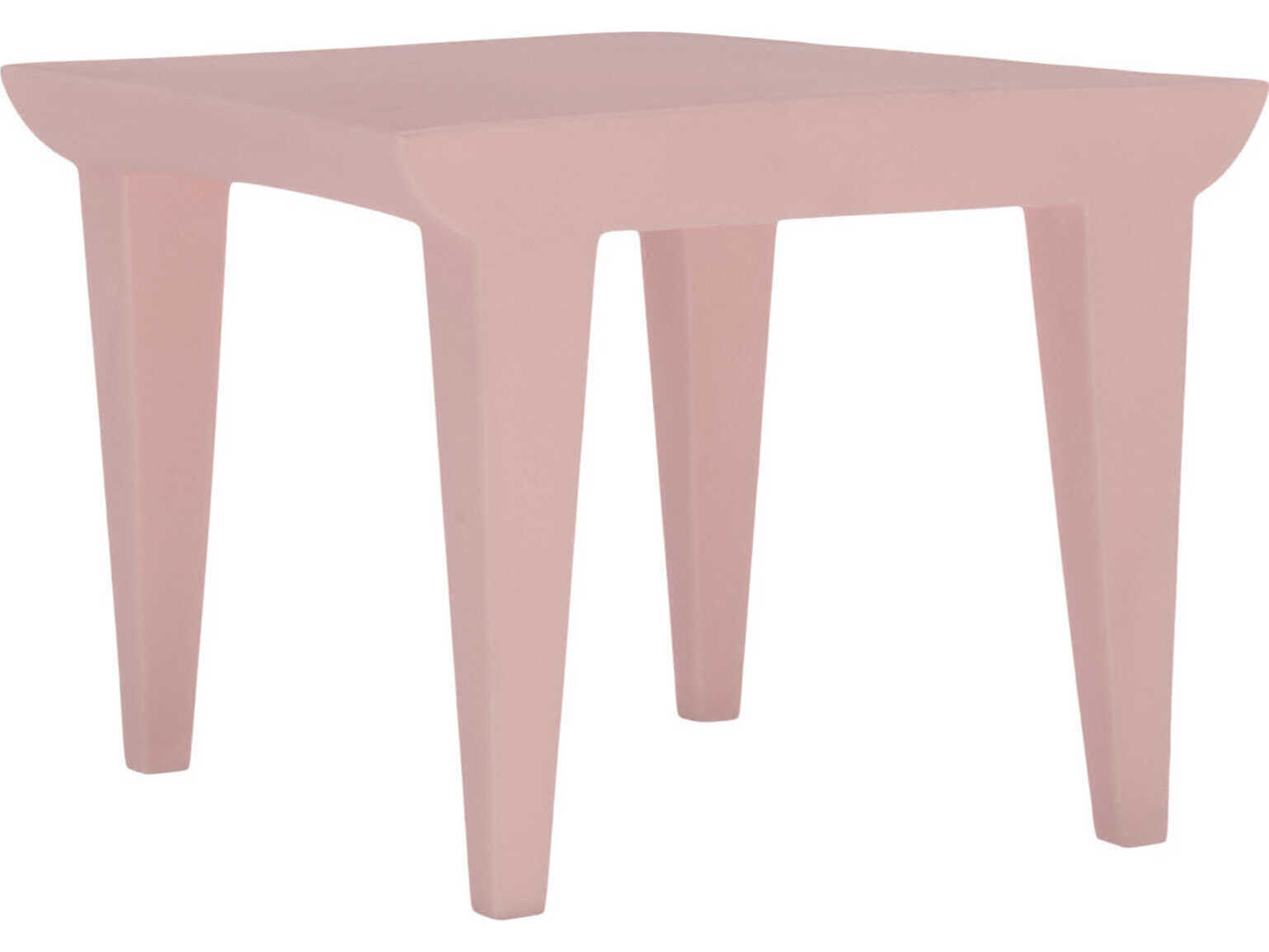 Kartell Outdoor Bubble Club Powder Resin Square Side Table