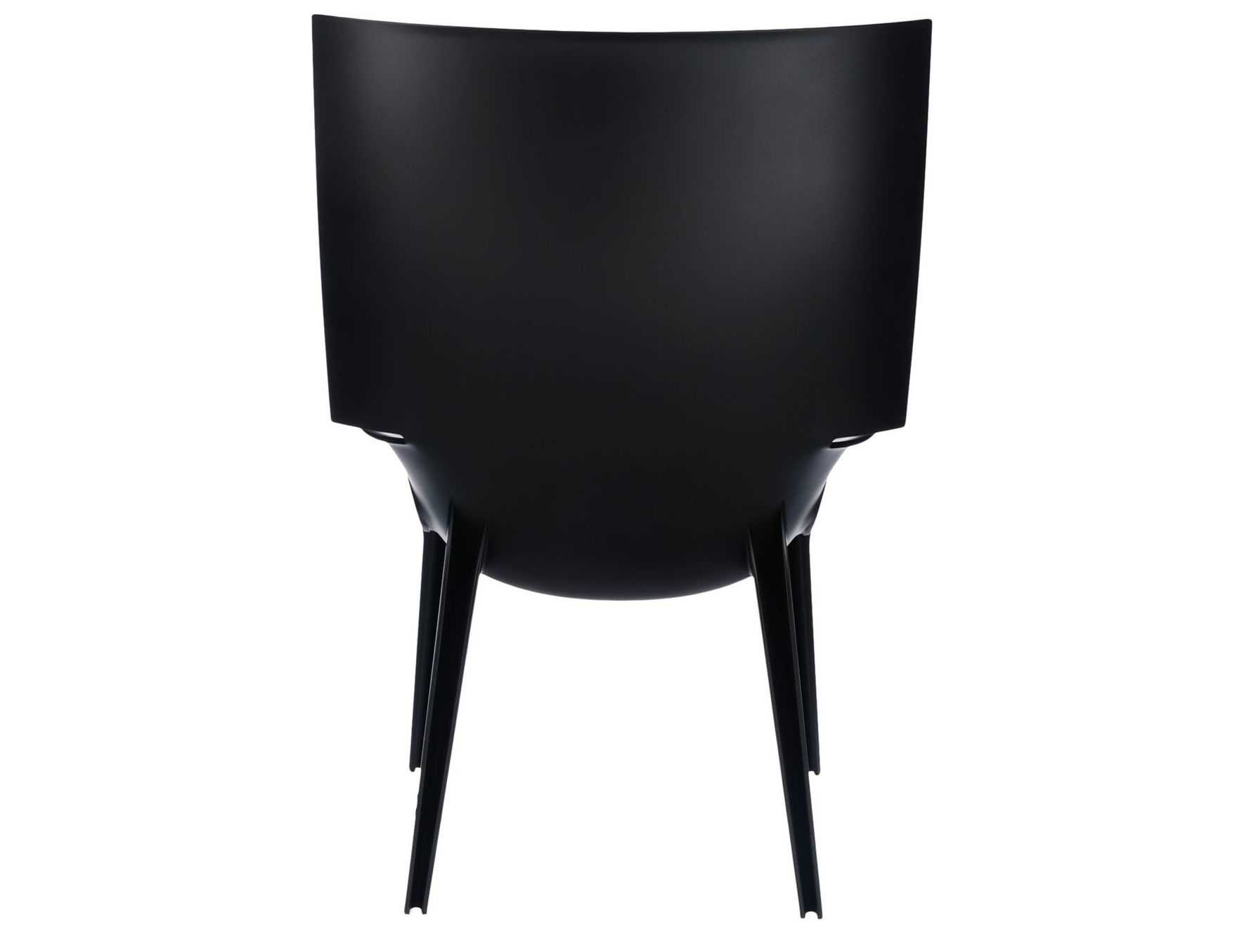 Kartell Outdoor Uncle Jim Opaque Black Resin Lounge Chair
