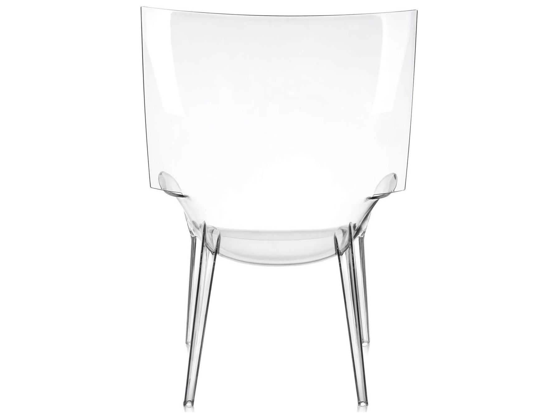 Kartell Outdoor Uncle Jim Transparent Crystal Resin Lounge Chair