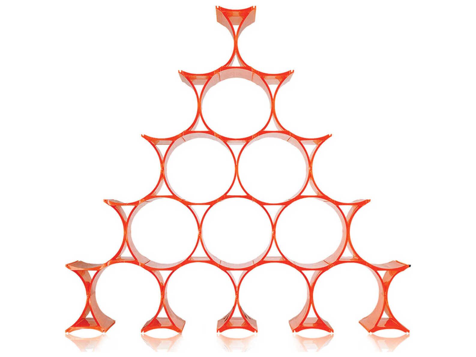 Kartell Outdoor Infinity Orange Storage Rack