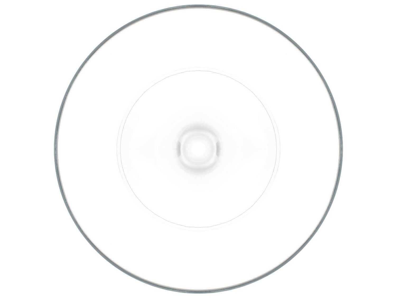 Kartell Outdoor Tip Top Transparent Crystal Resin Round Bistro Table