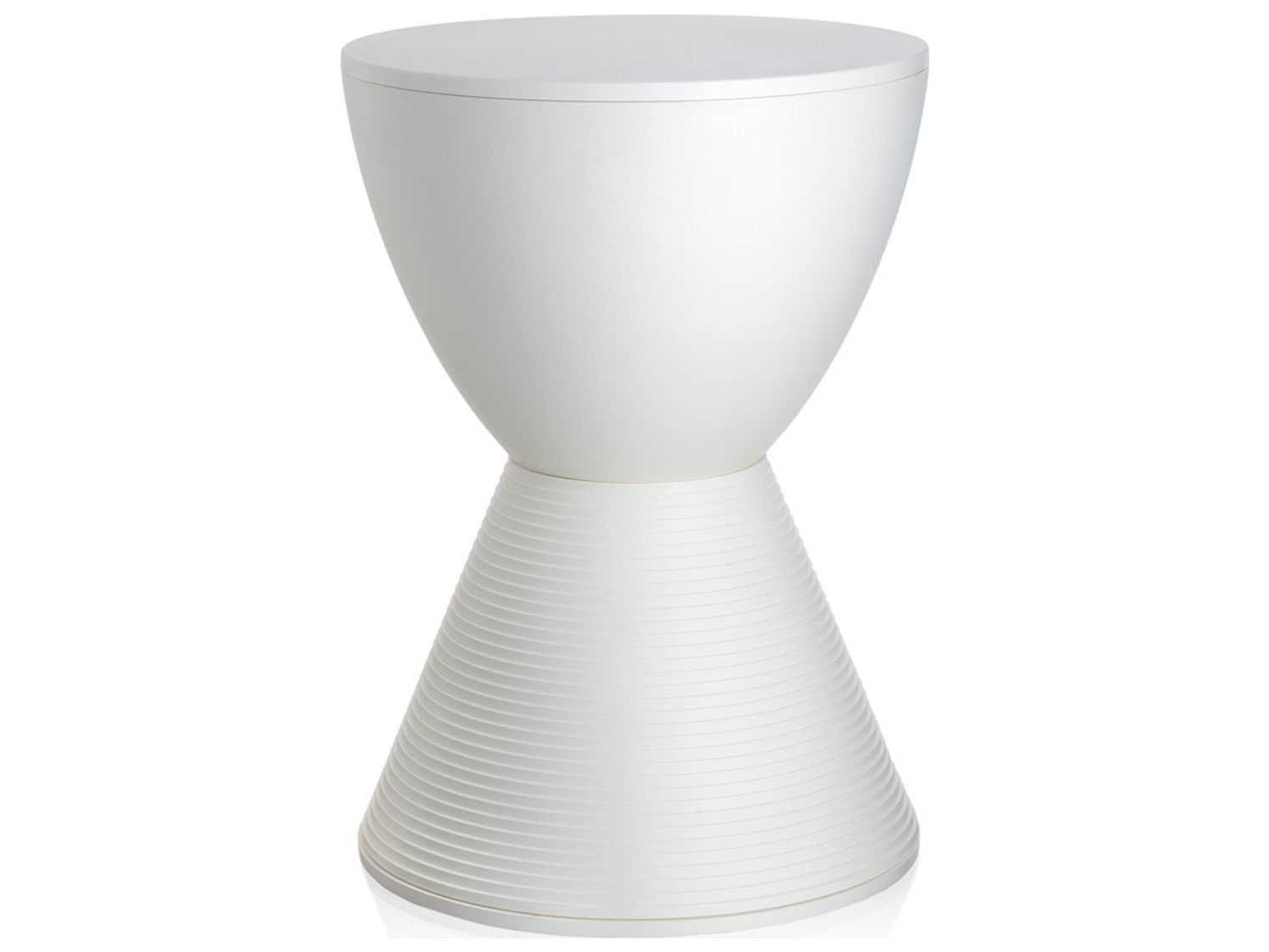 Kartell Outdoor Prince Aha Wax White Resin Dining Chair