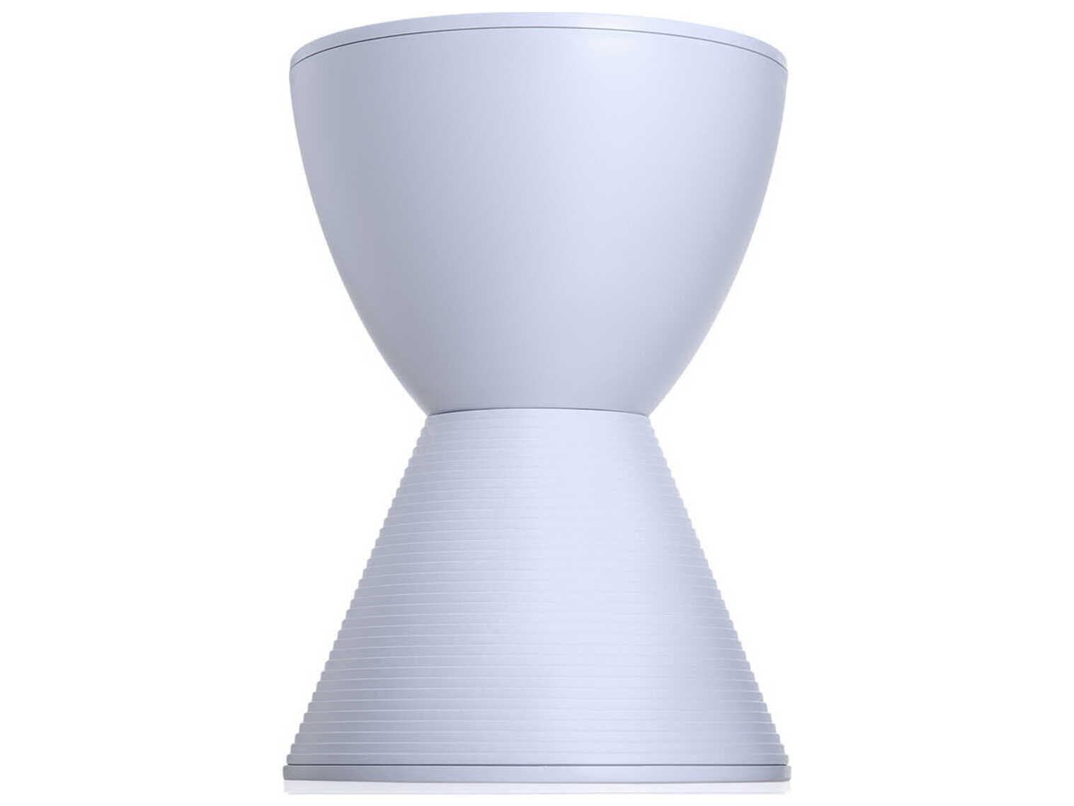 Kartell Outdoor Prince Aha Lavender Grey Resin Dining Stool