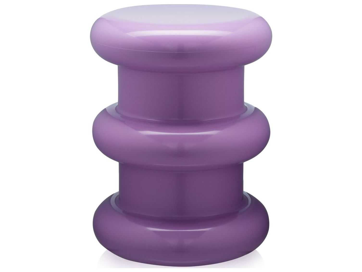 Kartell Outdoor Pilastro Purple Resin Dining Chair