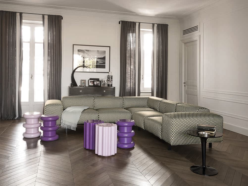 Kartell Outdoor Pilastro Purple Resin Dining Chair