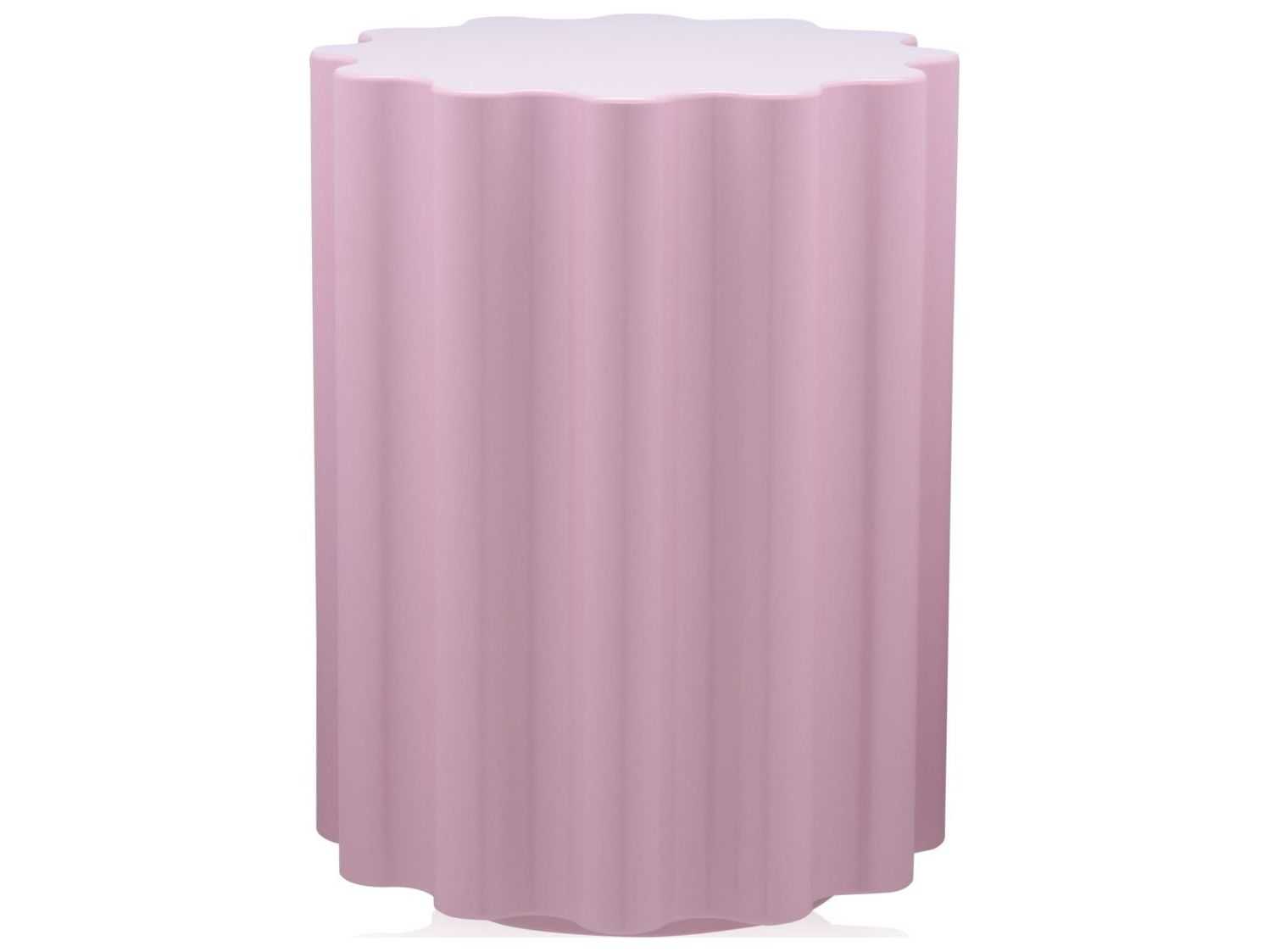 Kartell Outdoor Colonna Pink Fabric Resin Dining Chair