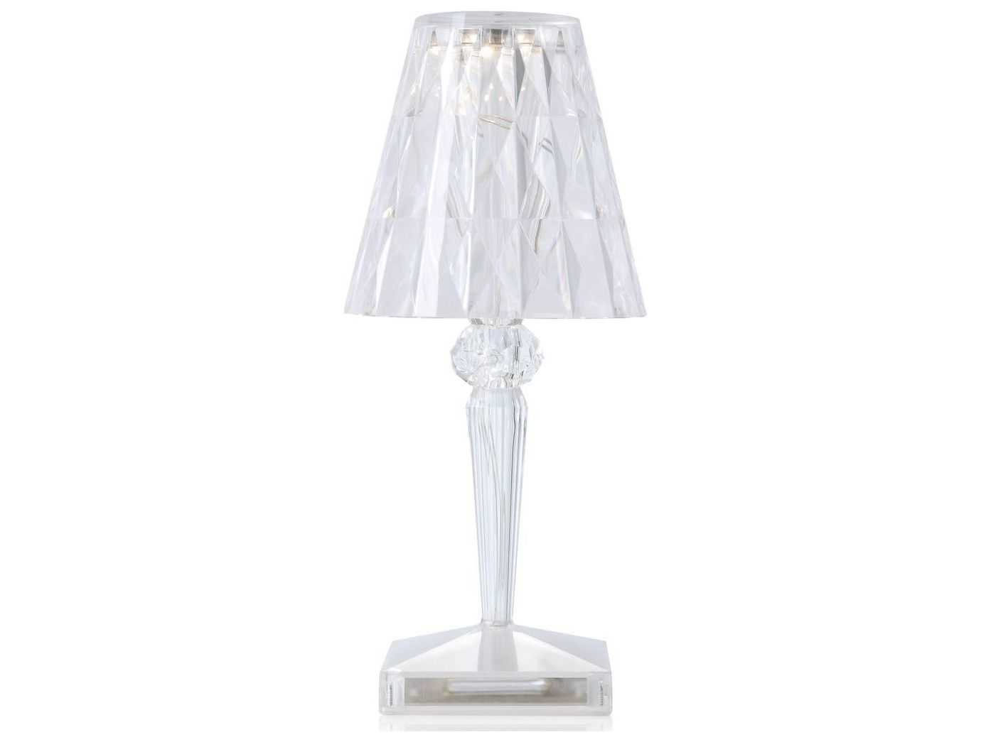 Kartell Outdoor Battery Transparent Crystal Light