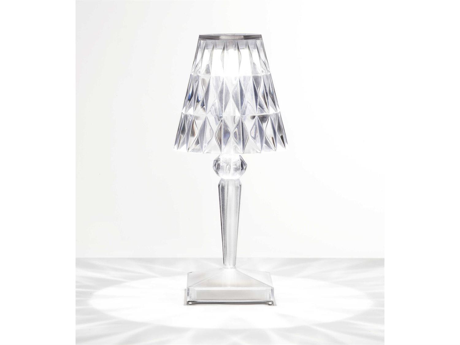 Kartell Outdoor Battery Transparent Crystal Light