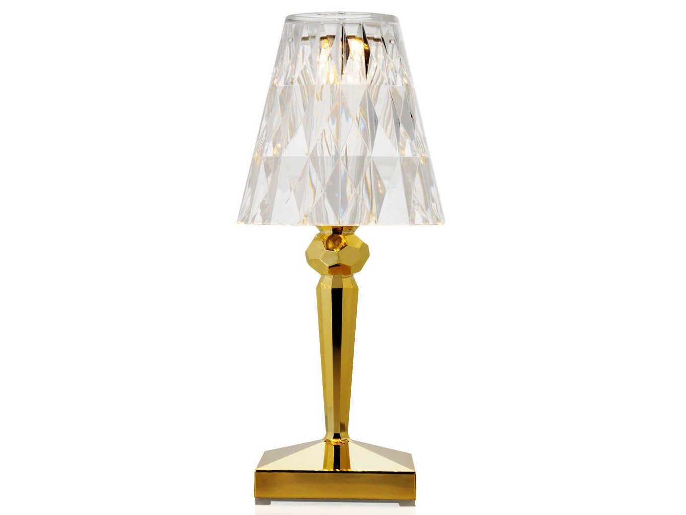 Kartell Outdoor Battery Metallic Gold Light